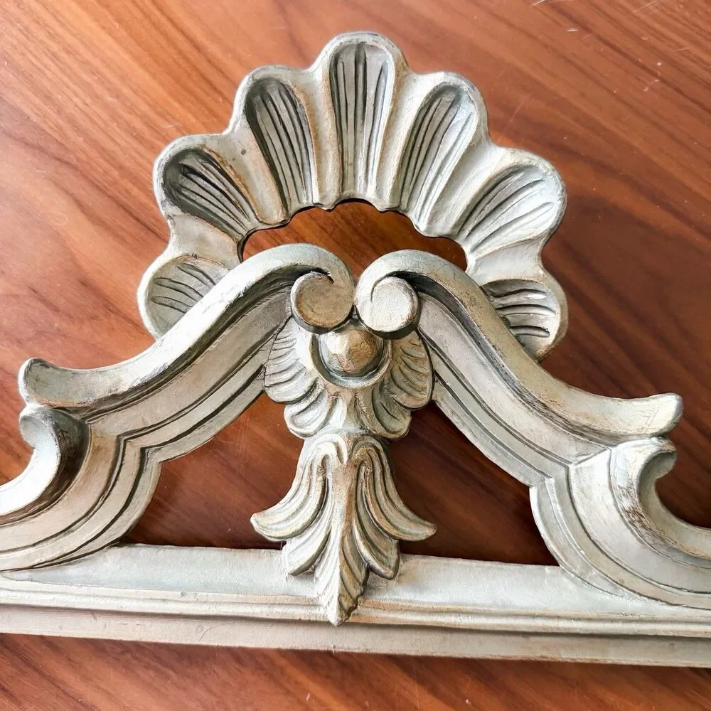 Vintage Italian Florentine Wall Mirror Frame w/ Original Backing No Mirror
